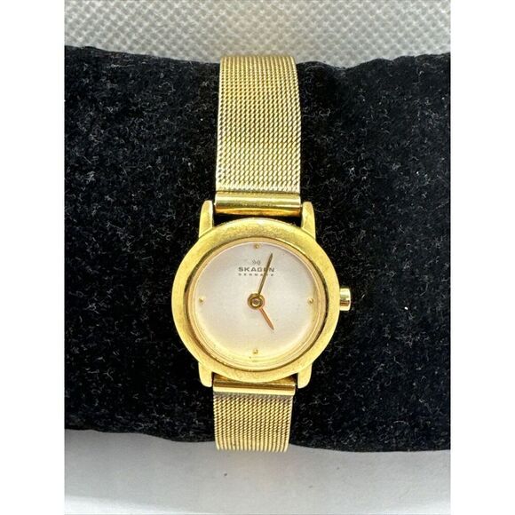 Skagen 158SGG Women\'s Gold Stainless Steel Analog Dial Quartz Watch AEA263 main image 7